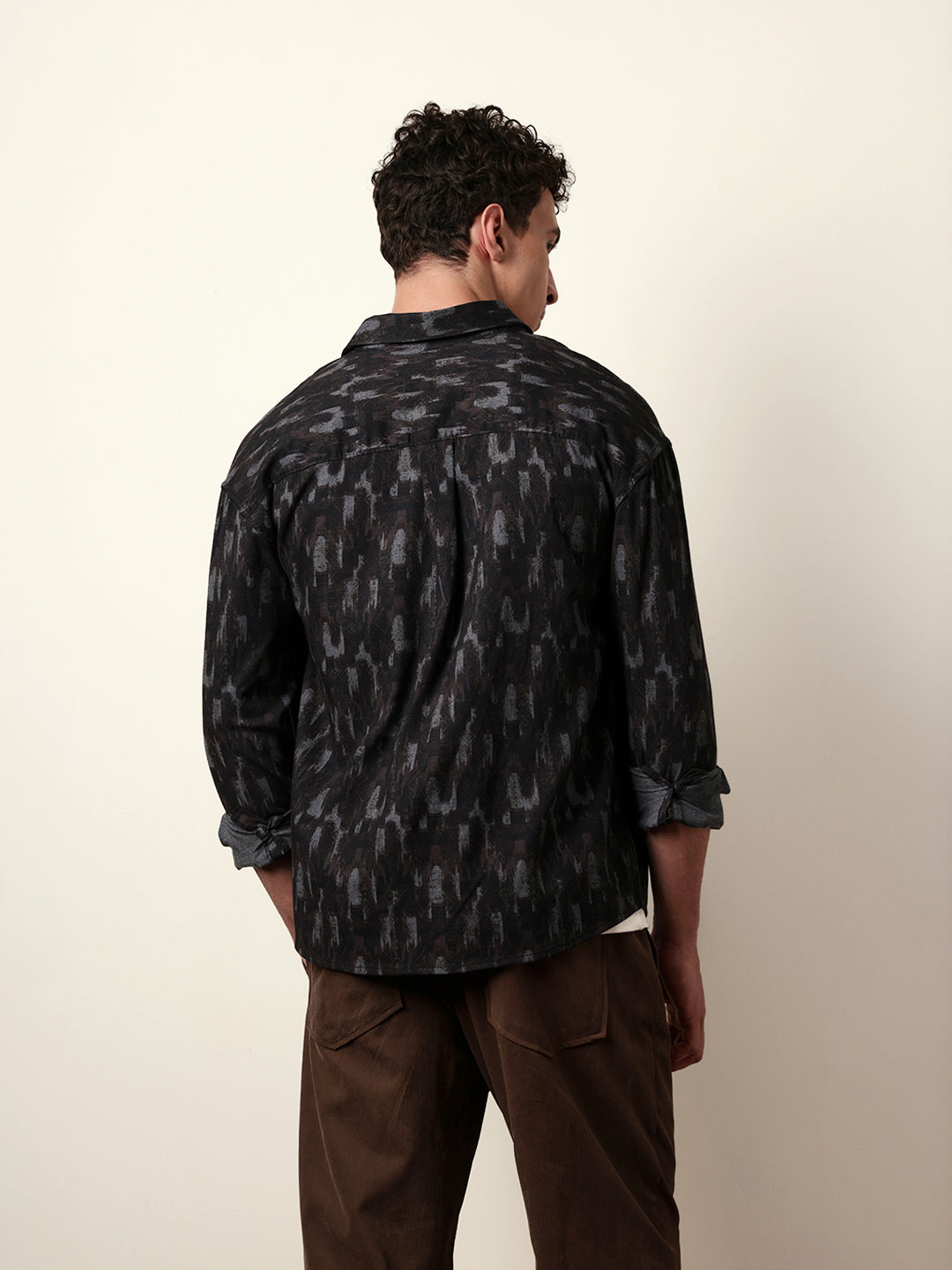 Men Printed Casual Full-Sleeve Shirt