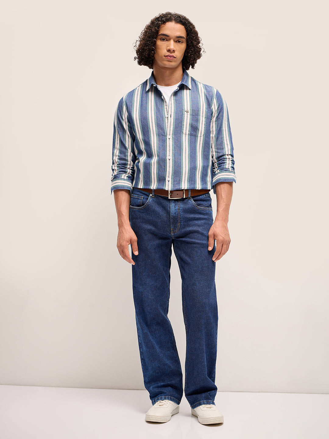 Men Multi-Color Slim Fit Casual Shirt