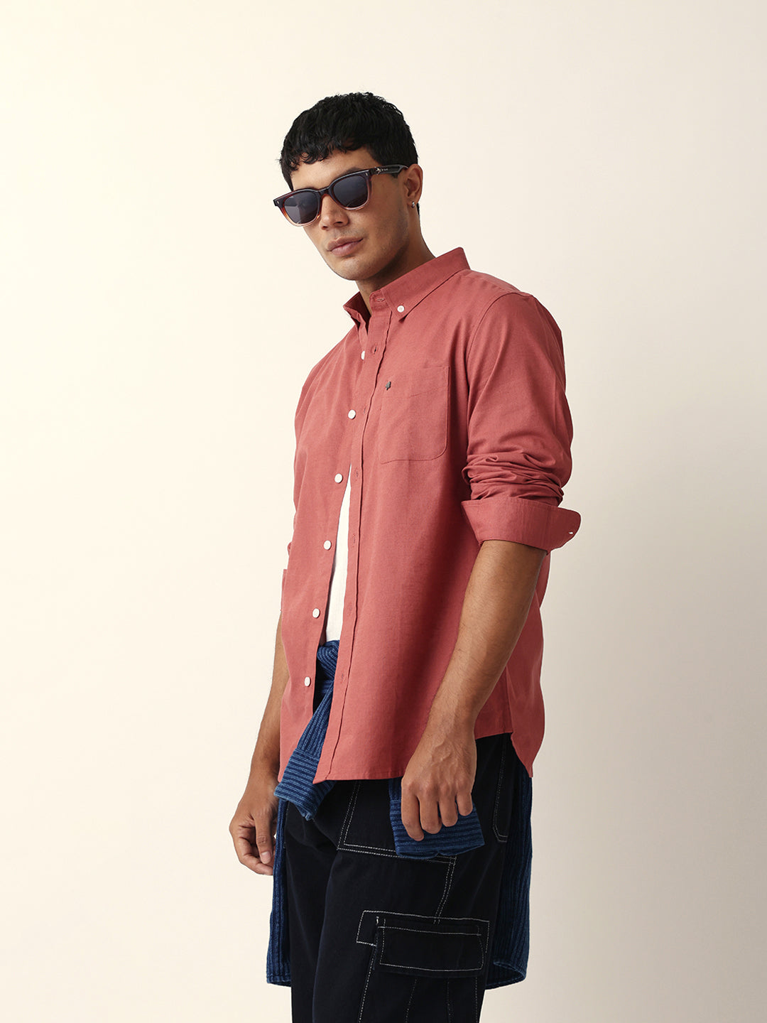 Men Red Casual Shirt