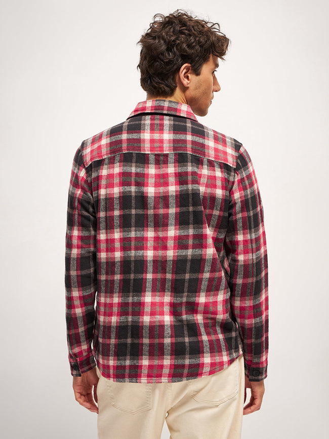 Men Multi-Color Checked Regular Fit Overshirt