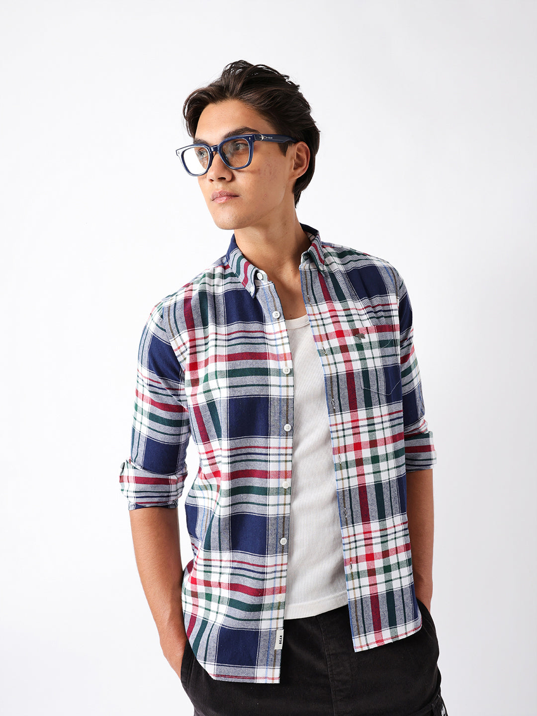 Men Multi Checked Shirt
