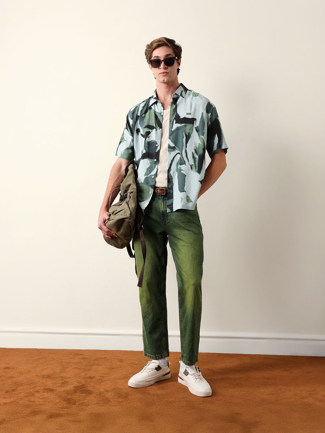 Men Short Sleeves Overshirt