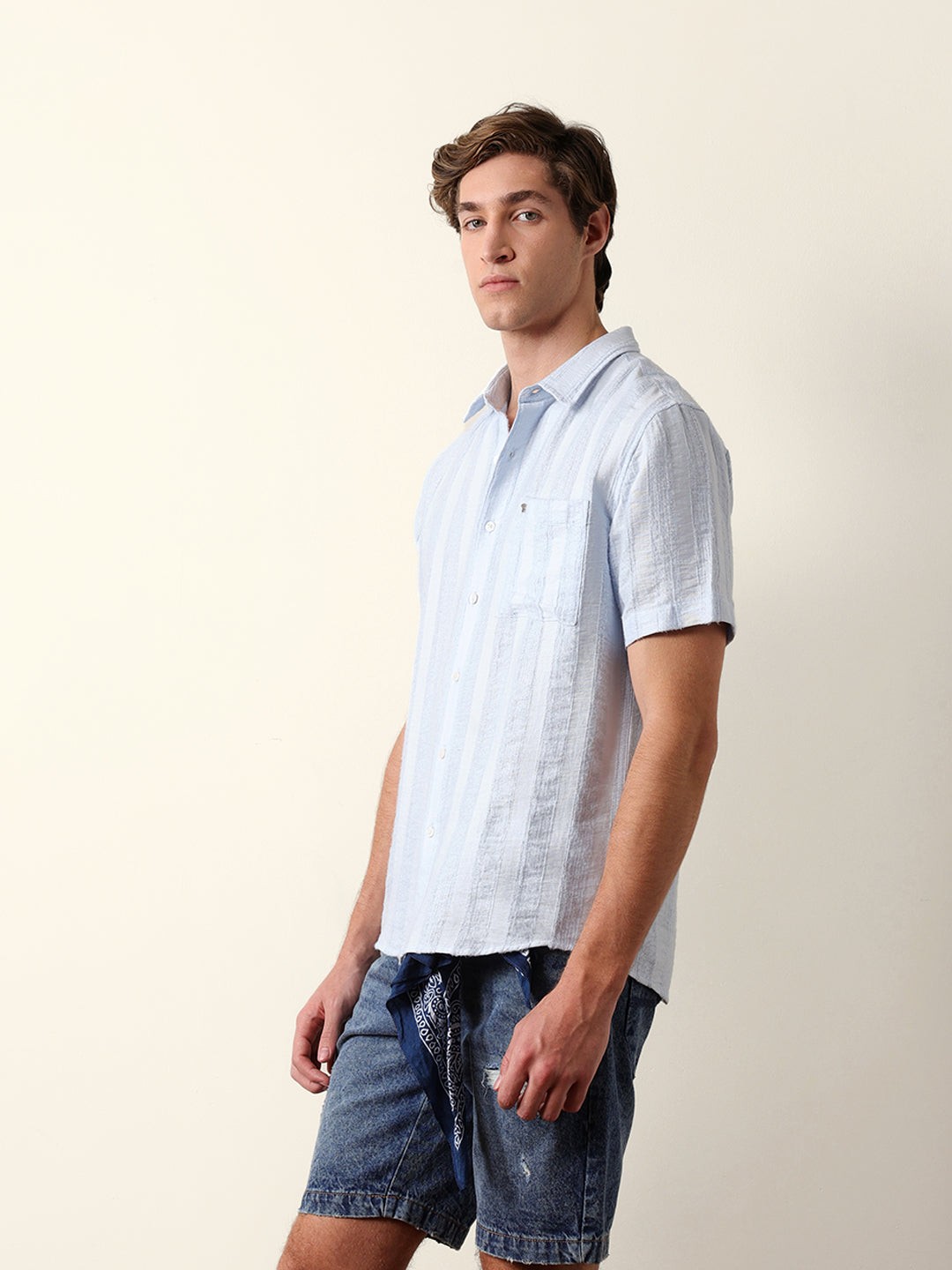 Men Shorts Sleeve Shirt