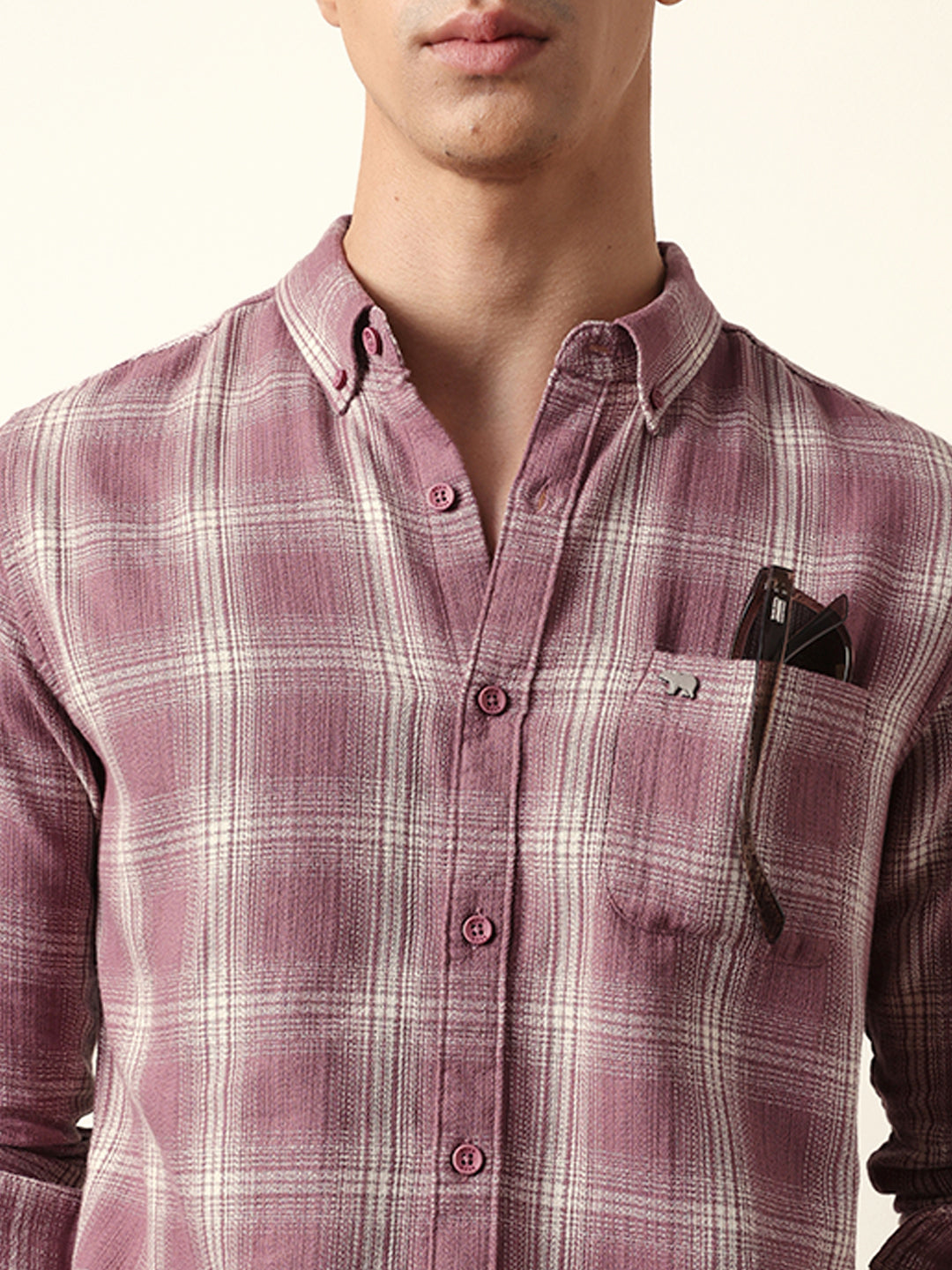 Men Modern Fit Casual Shirt