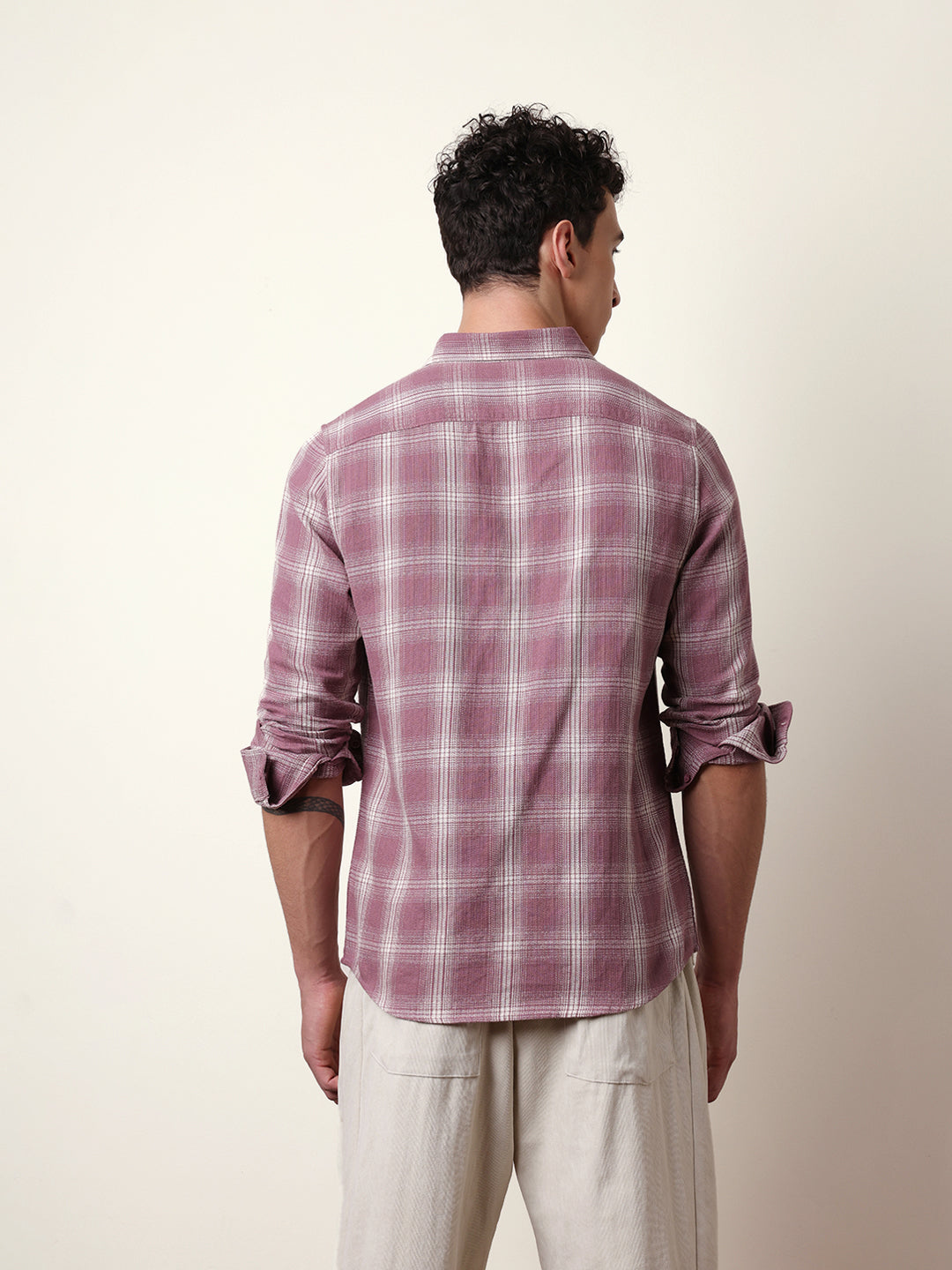 Men Modern Fit Casual Shirt
