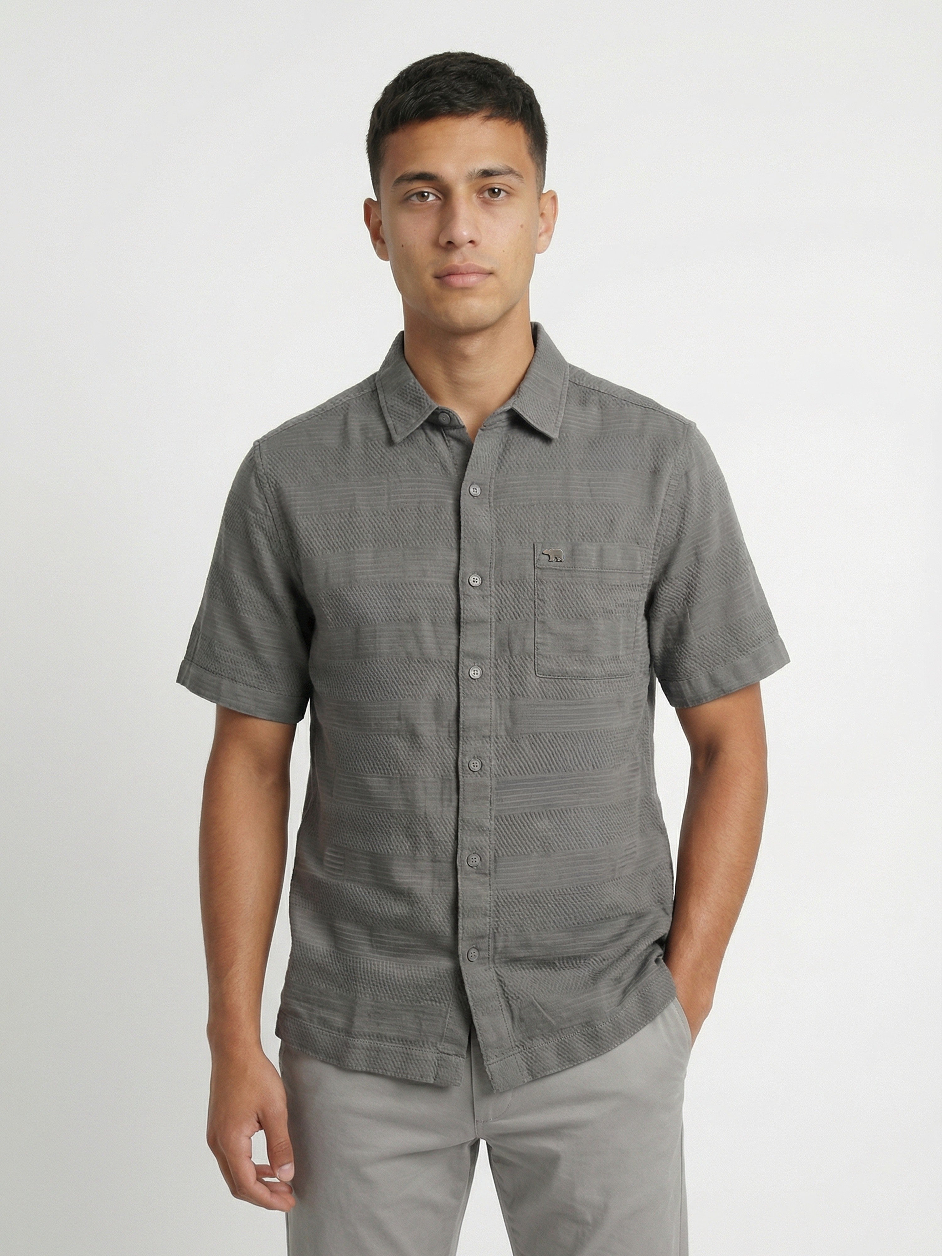 Men Green Casual Shirt