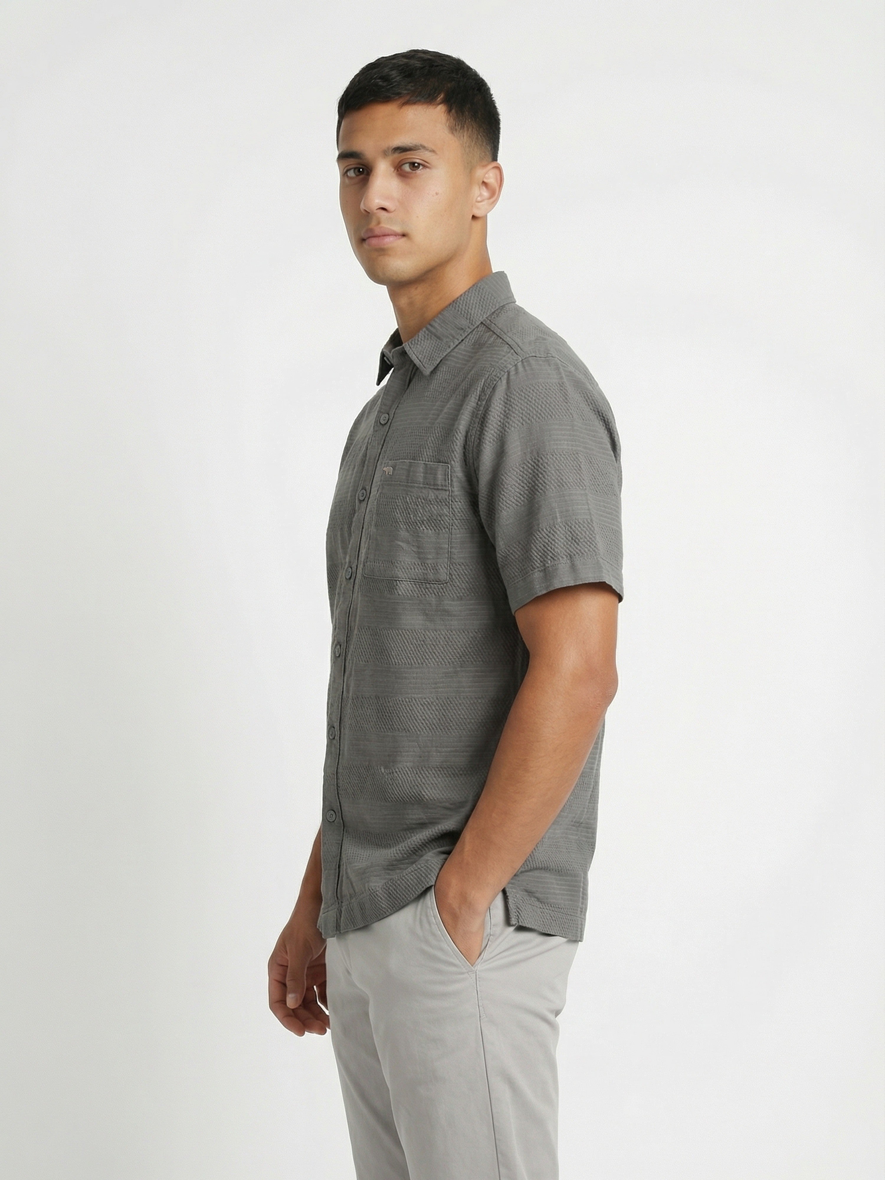 Men Green Casual Shirt