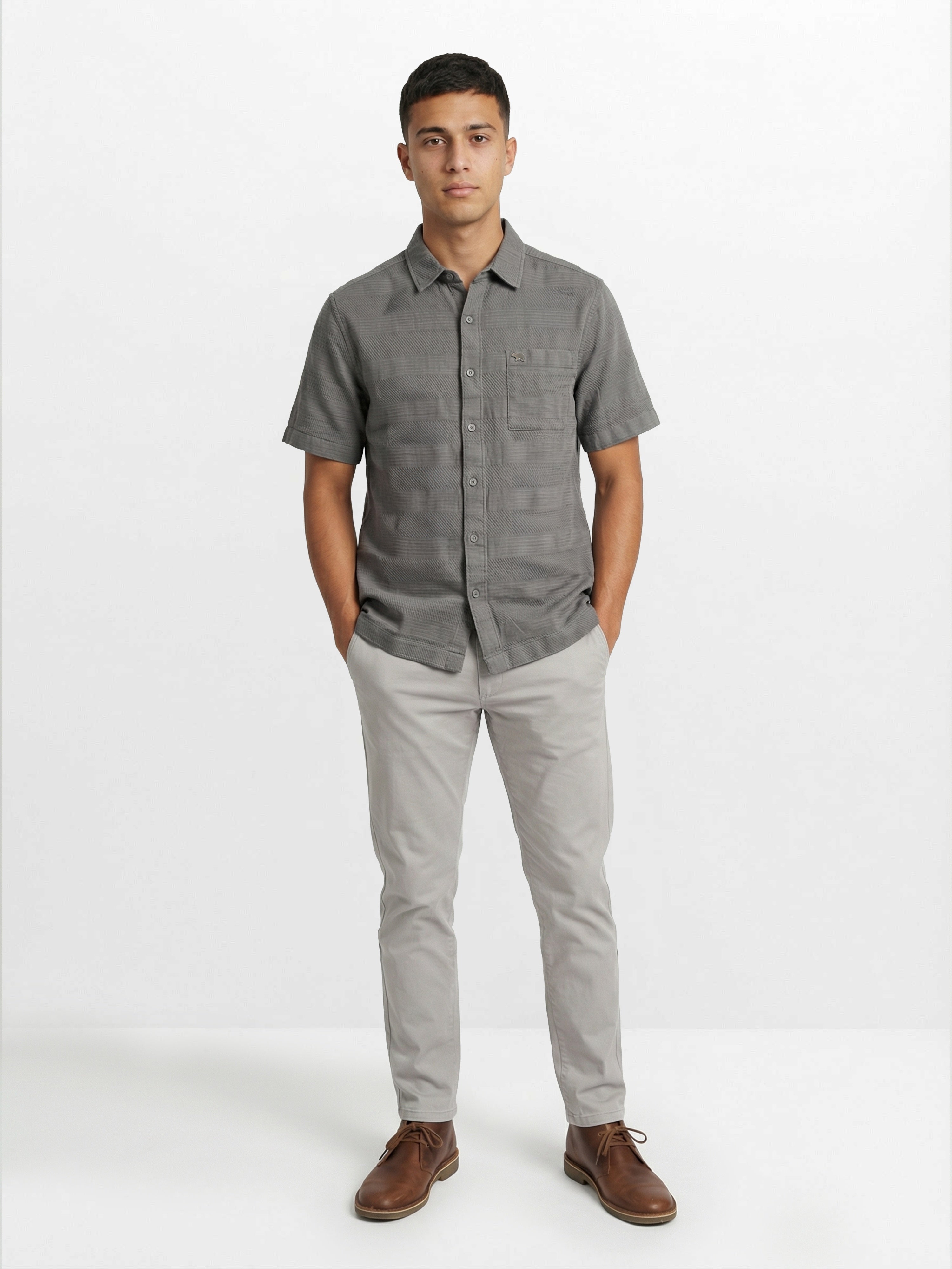 Men Green Casual Shirt