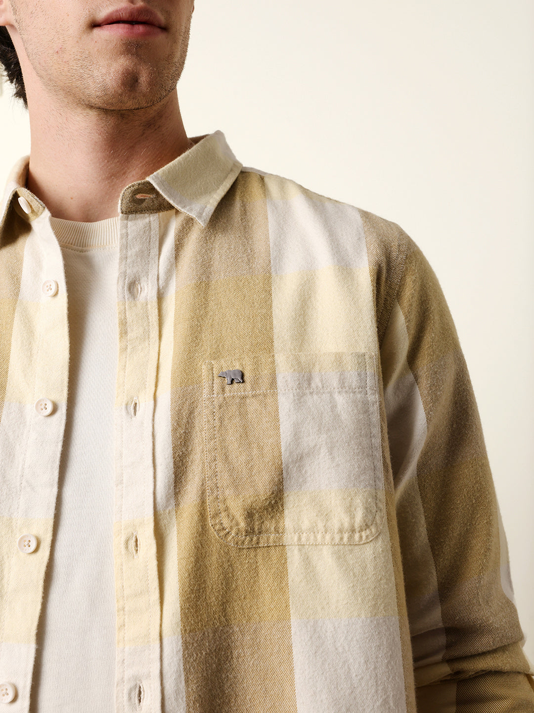 Men Checked Casual Full-Sleeve Shirt