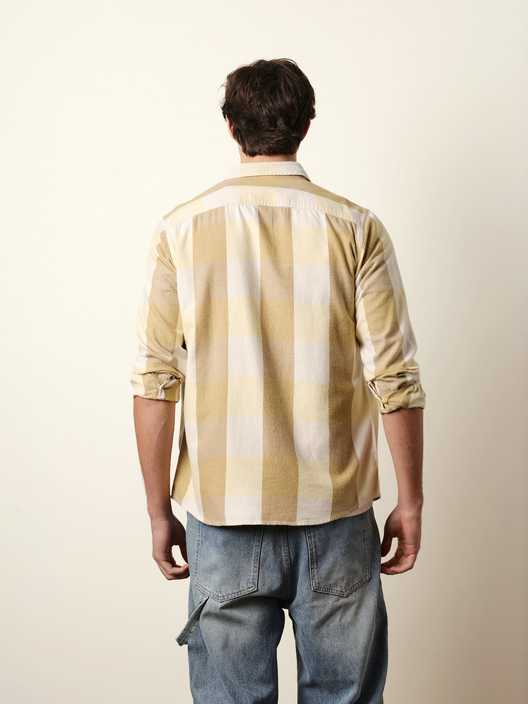 Men Checked Casual Full-Sleeve Shirt