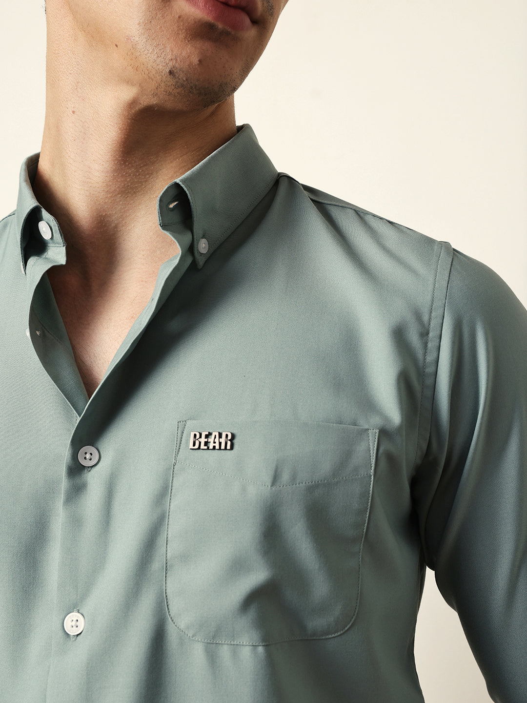 Men Modern Fit Casual Shirt