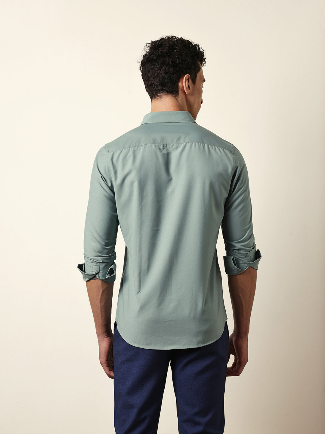 Men Modern Fit Casual Shirt