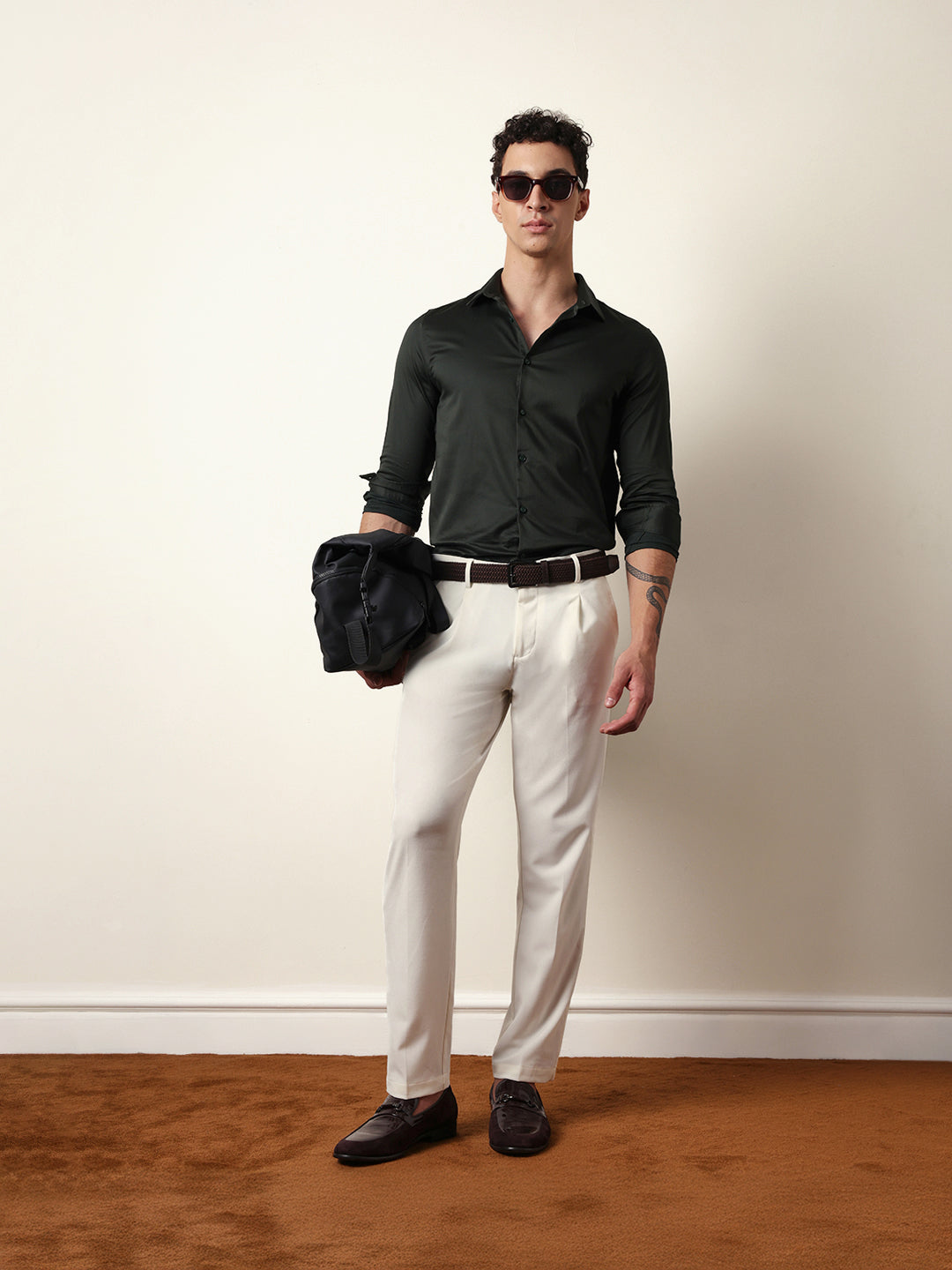 Men Modern Fit Casual Shirt