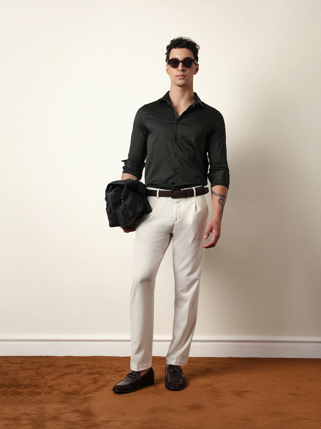 Men Modern Fit Casual Shirt
