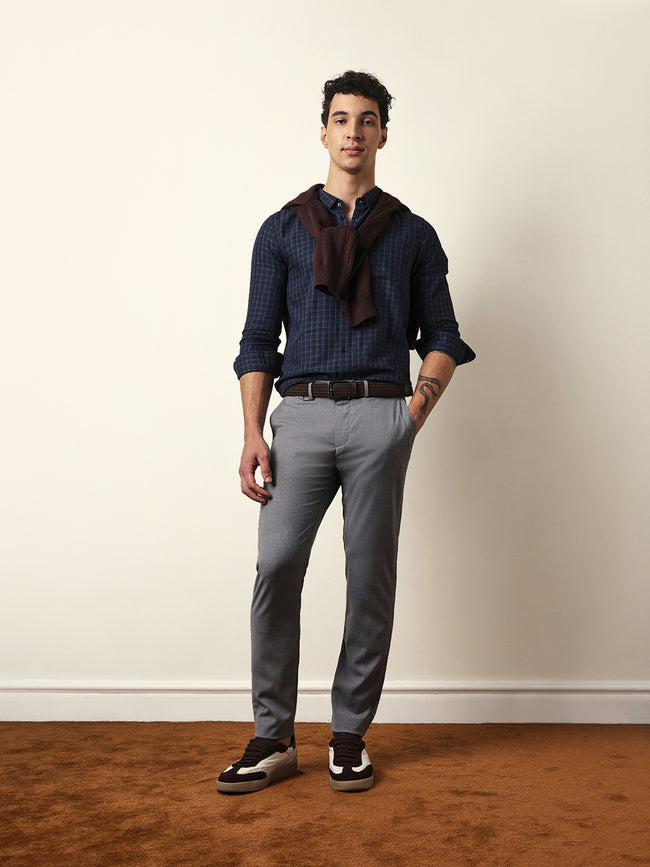 Men Modern Fit Casual Shirt
