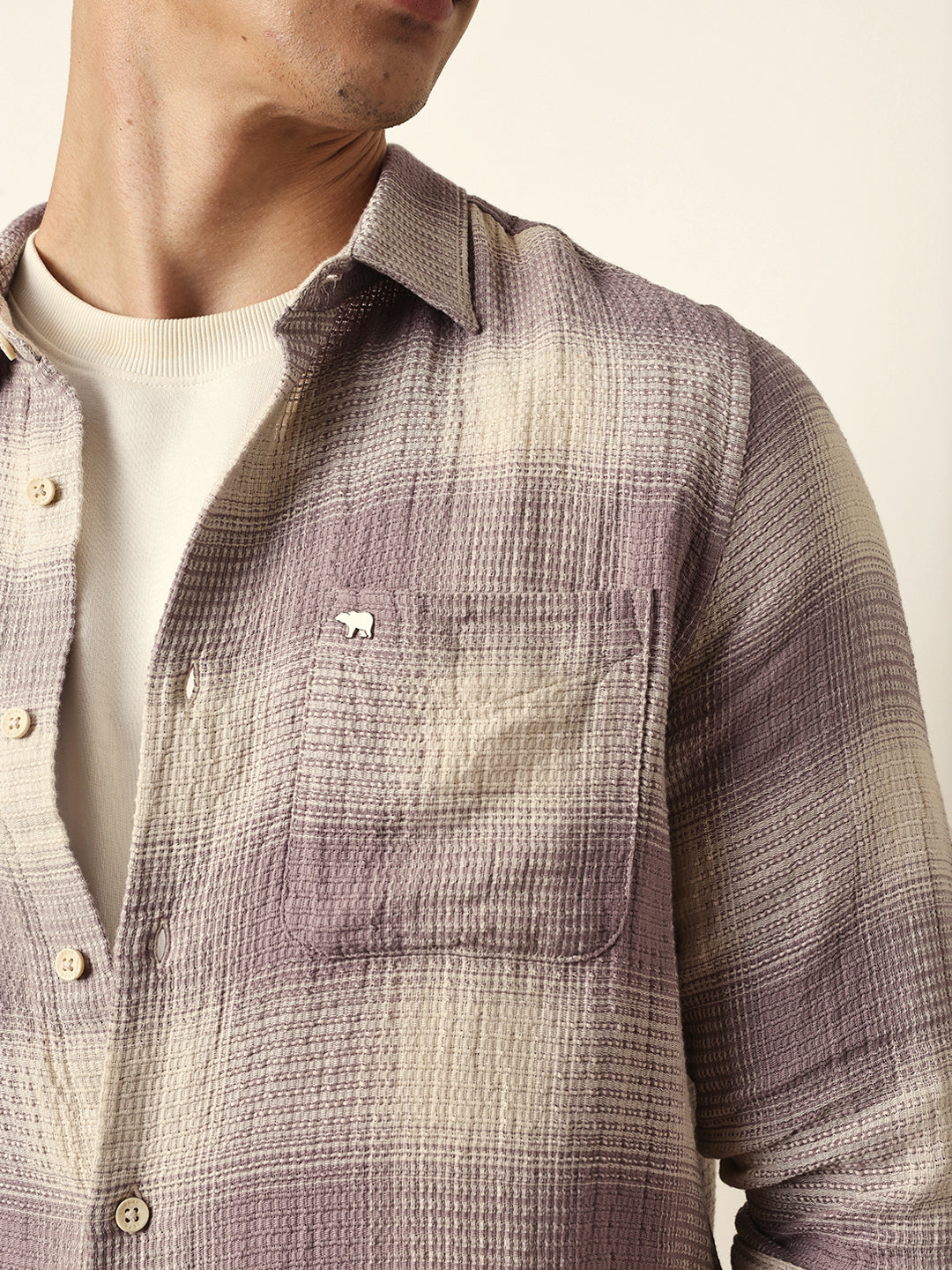Men Modern Fit Casual Shirt