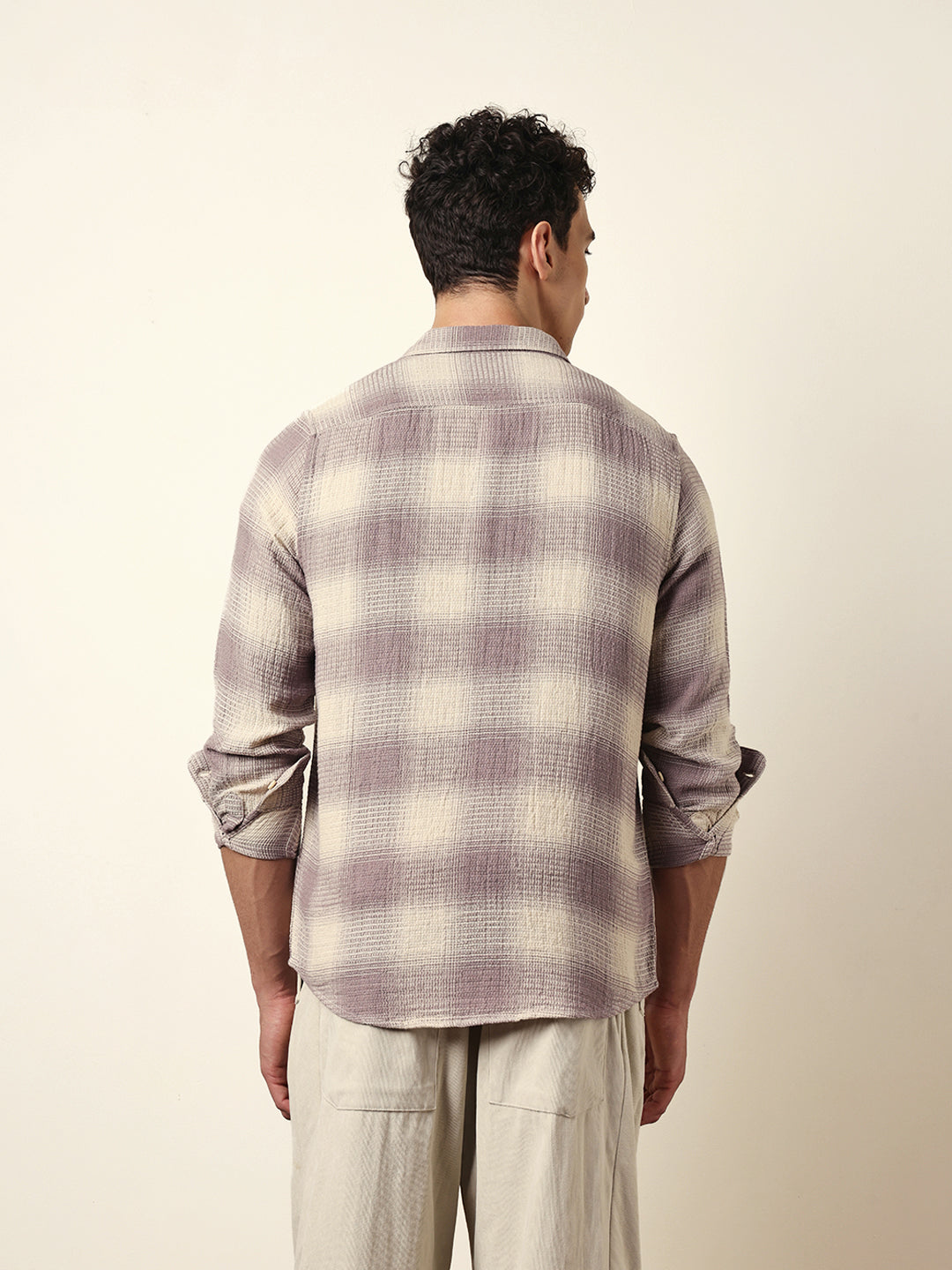 Men Modern Fit Casual Shirt