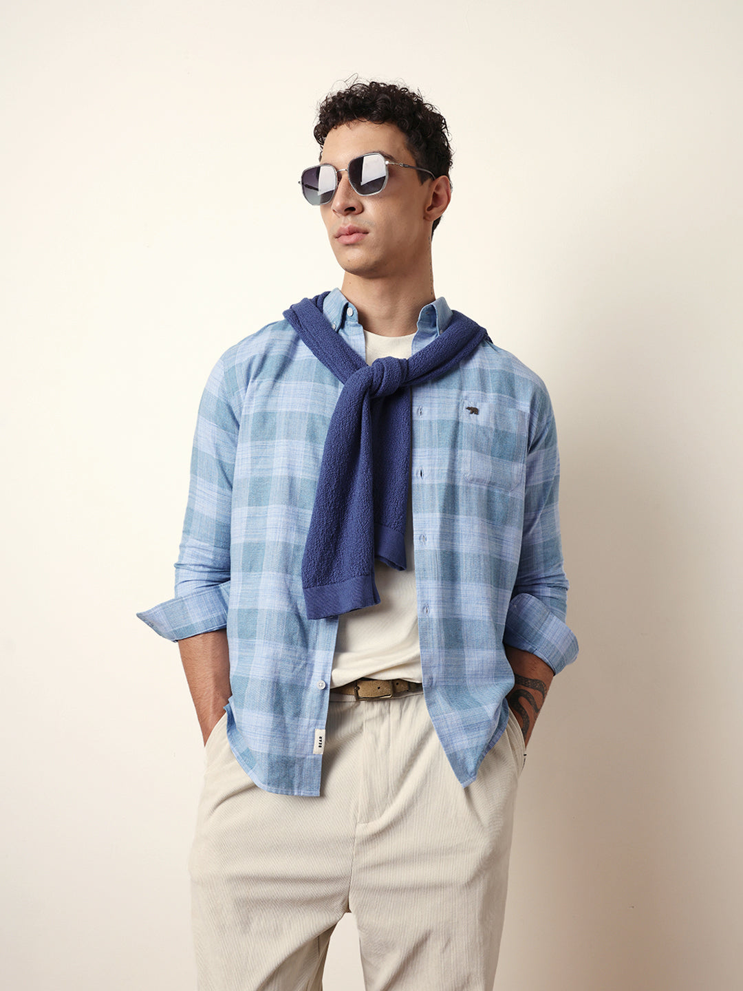 Men Modern Fit Casual Shirt