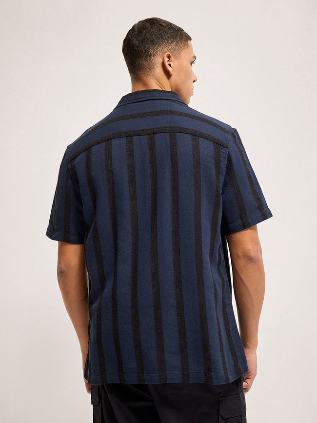 Men Blue Casual Shirt