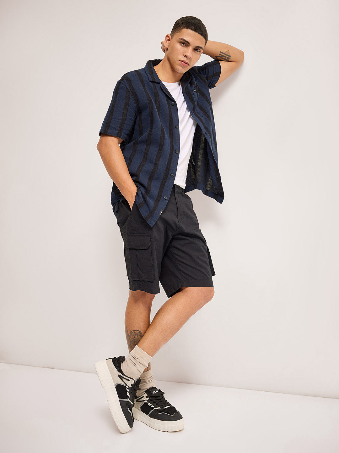 Men Blue Casual Shirt