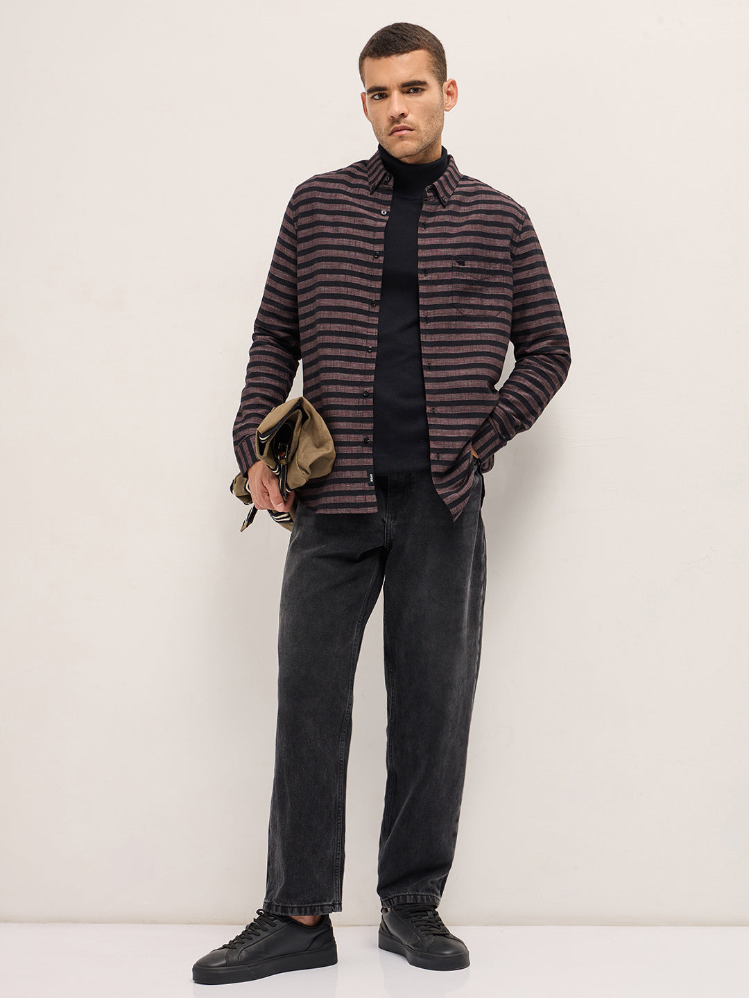 Men Pink Casual Shirt