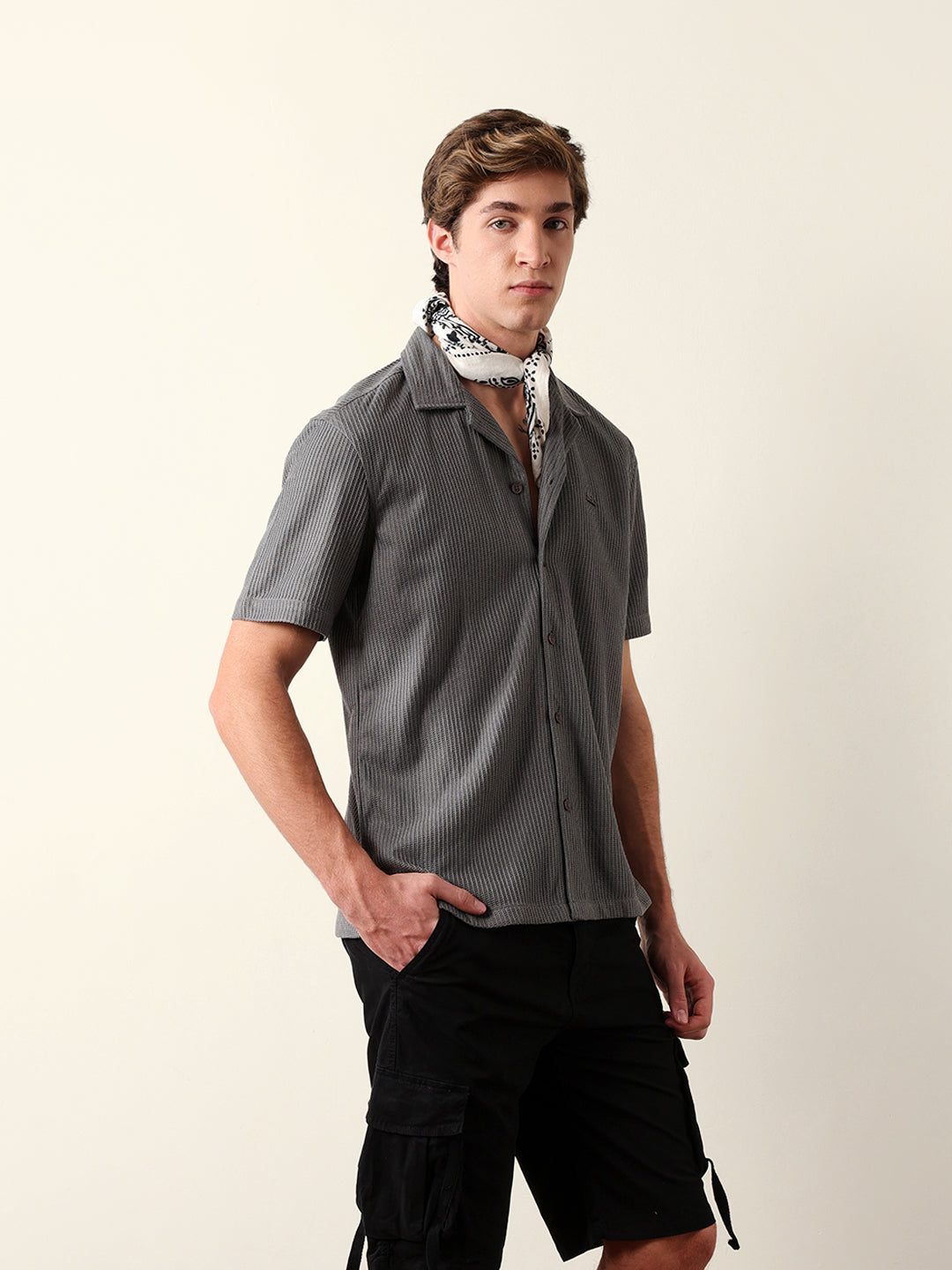 Men Shorts Sleeve Shirt