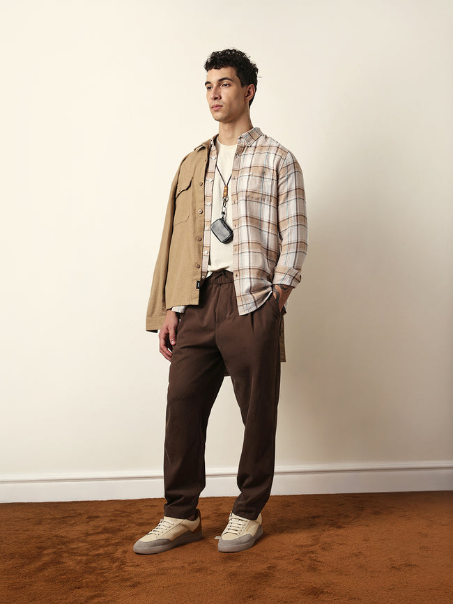 Men Modern Fit Casual Shirt