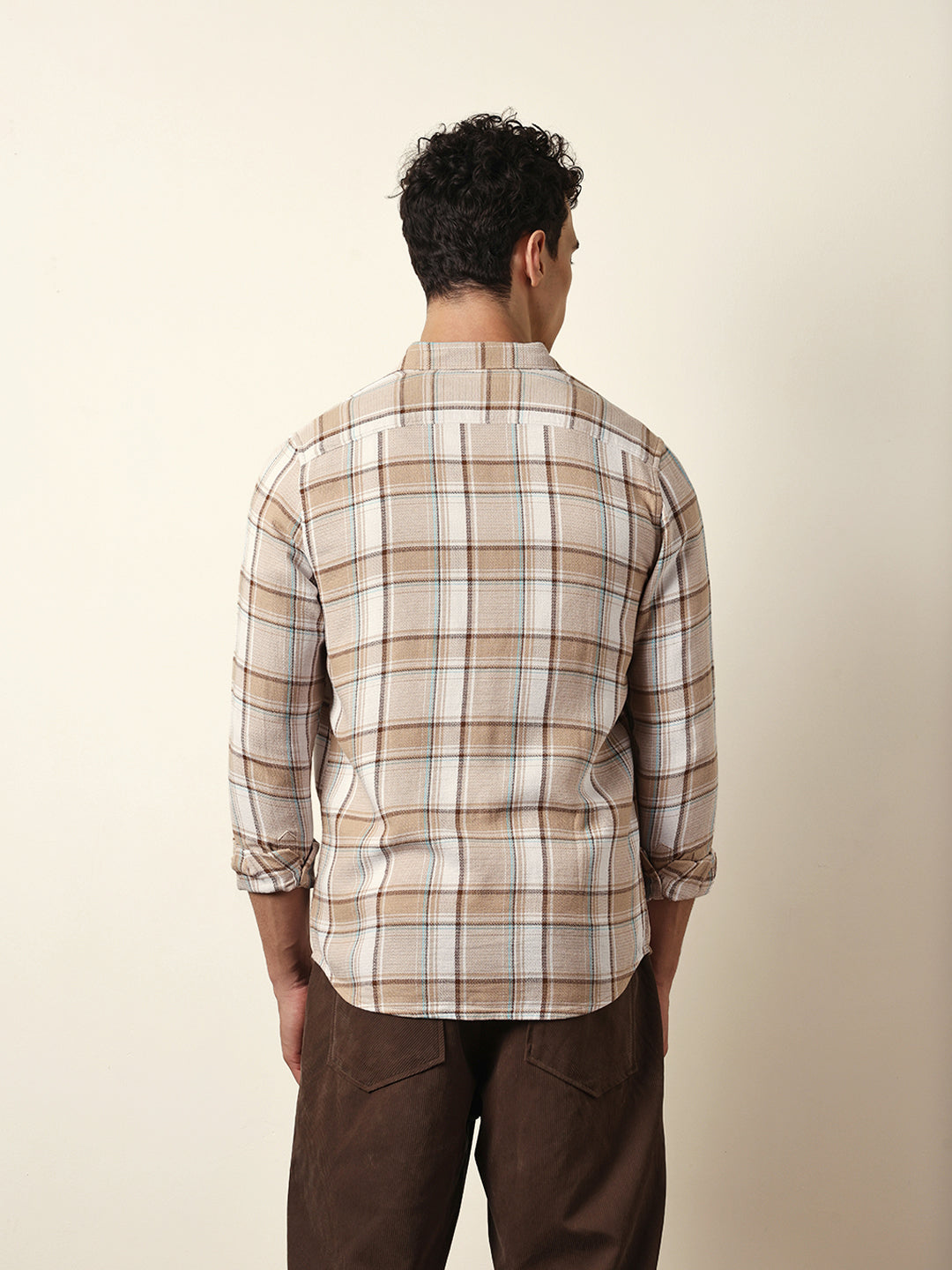 Men Modern Fit Casual Shirt