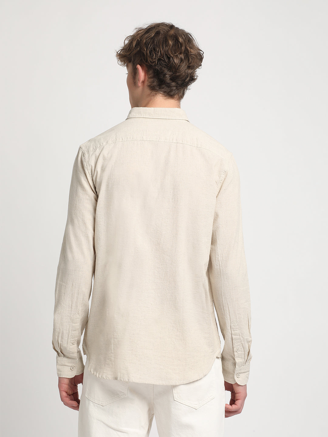 Men Beige Shirt