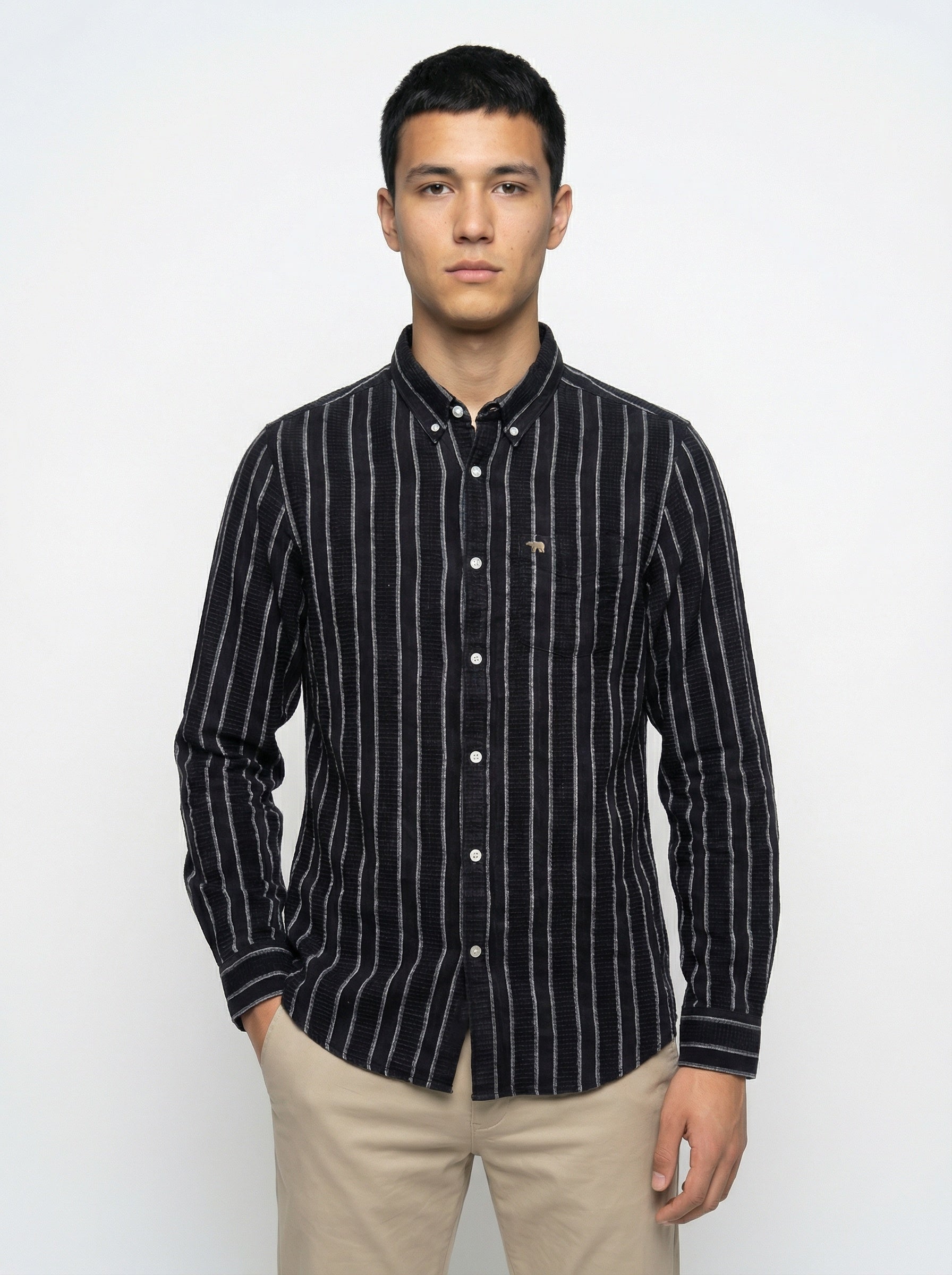 Men Black Casual Shirt