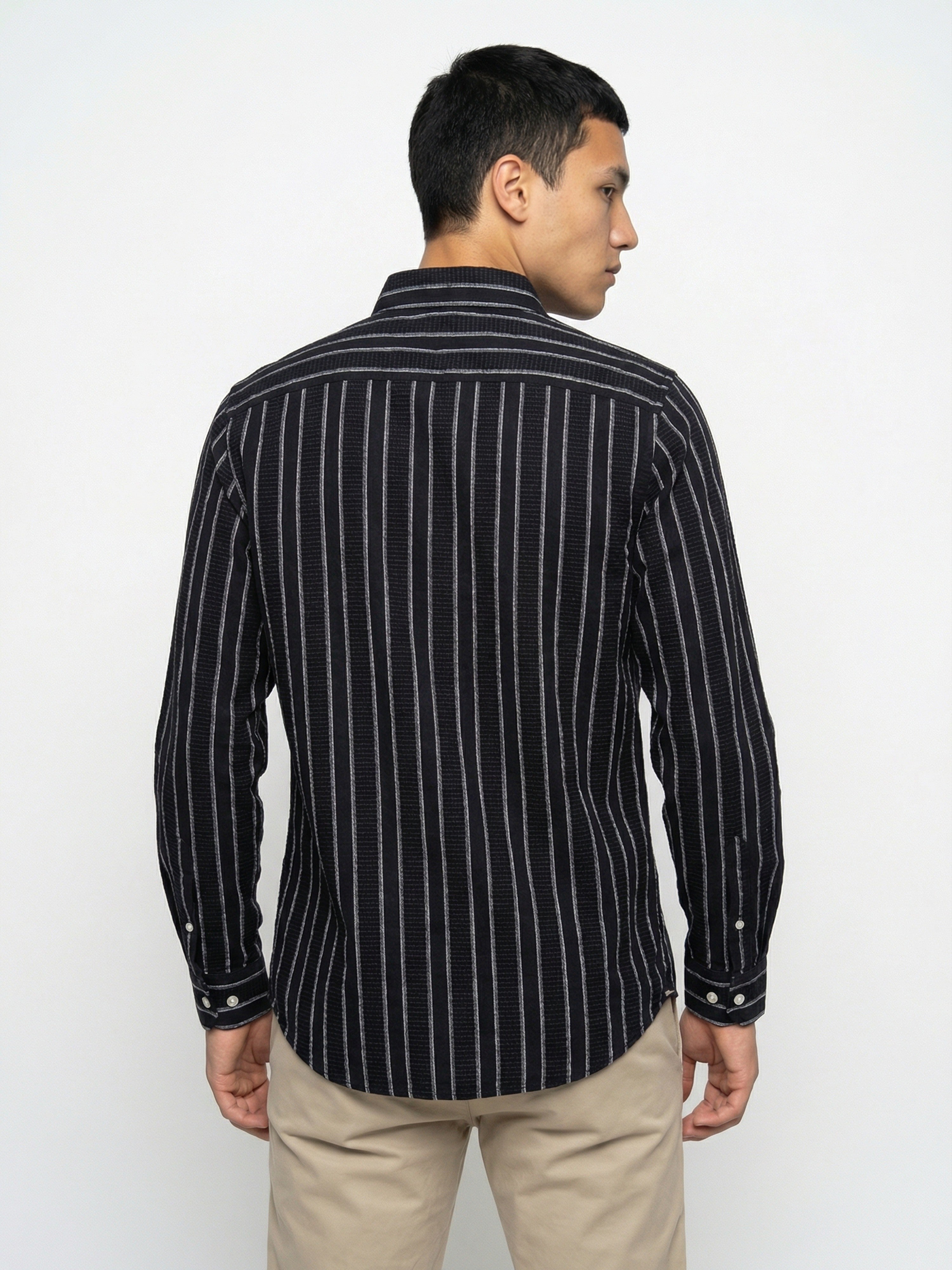 Men Black Casual Shirt