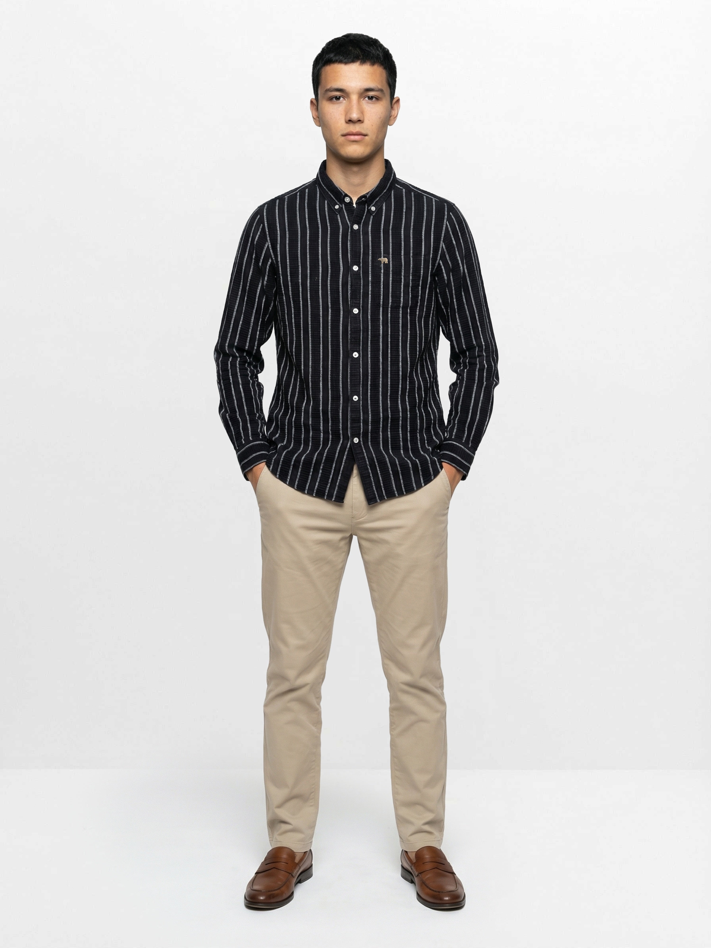 Men Black Casual Shirt