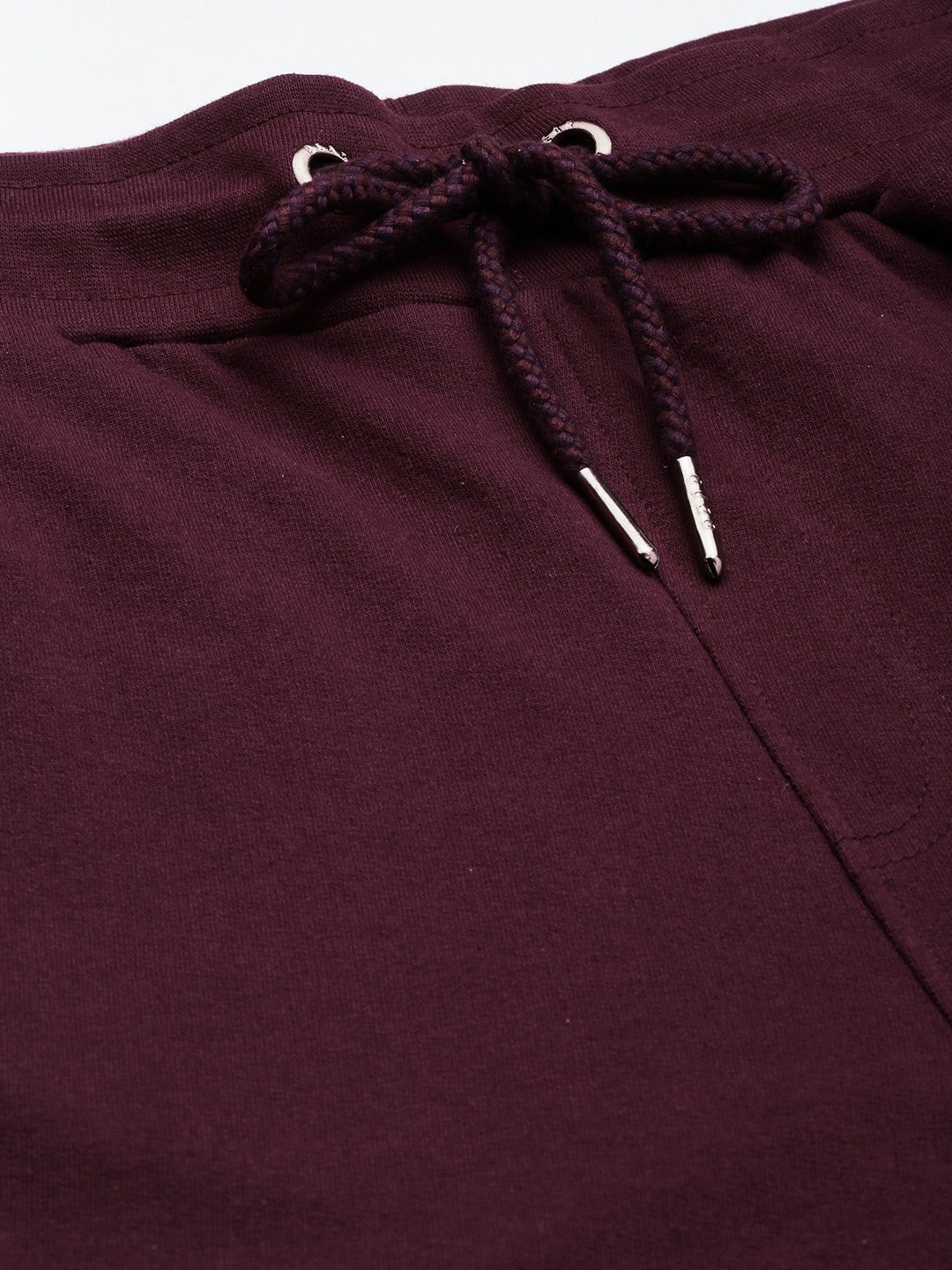 Men Ardor Edition Maroon Slim Fit Pure Cotton Track Pants
