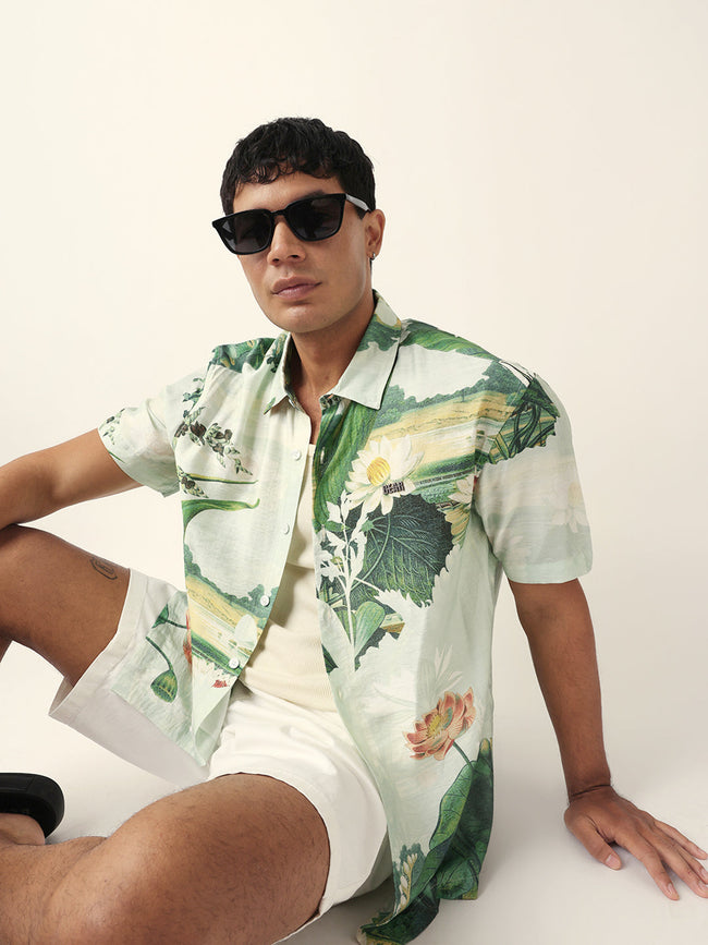 Men Multi Viscose Rayon Printed Shirt
