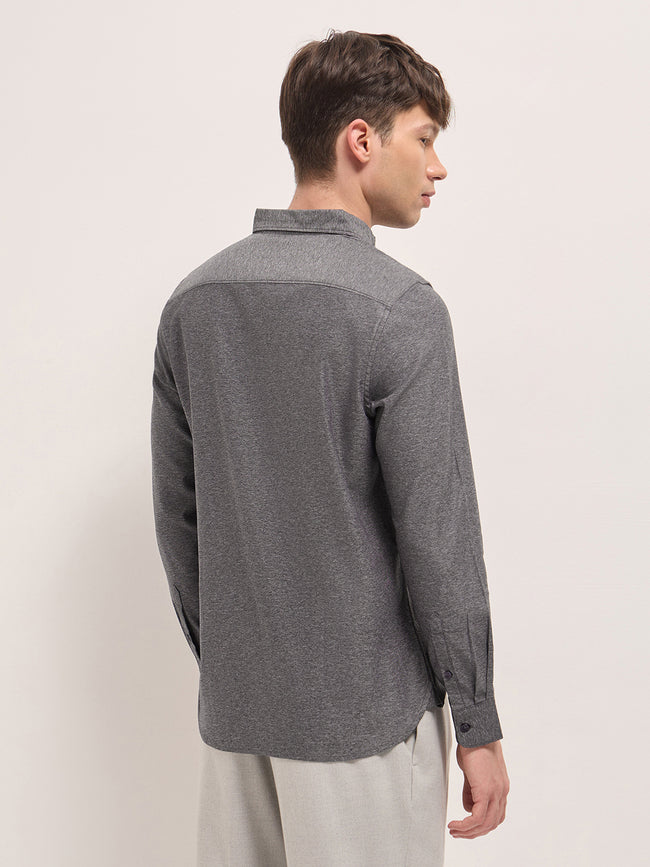Men Blue Casual Shirt