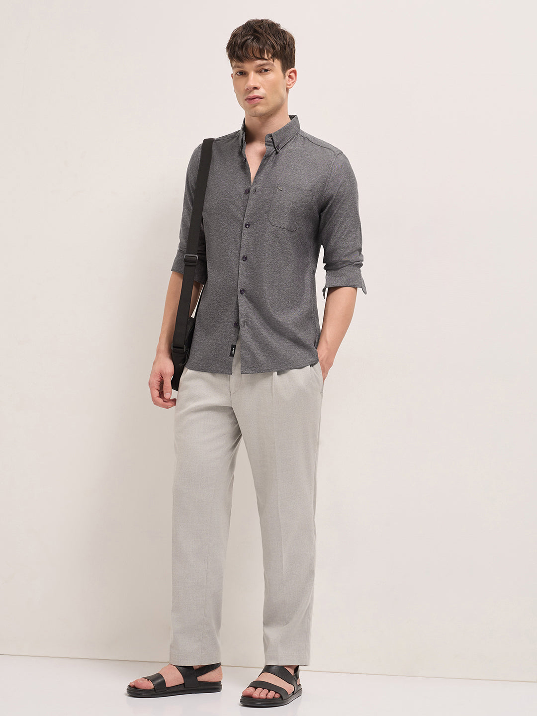 Men Blue Casual Shirt