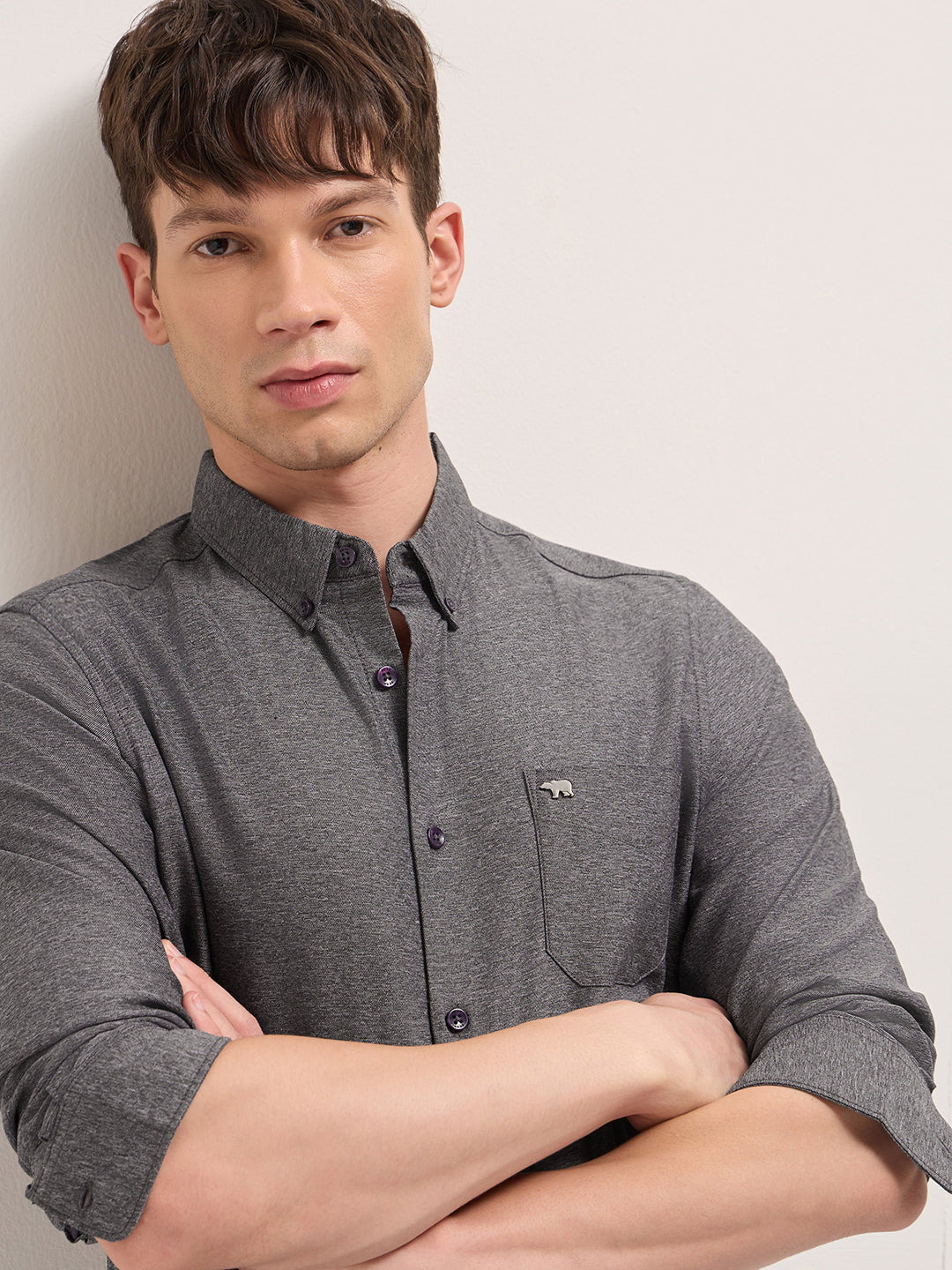 Men Blue Casual Shirt