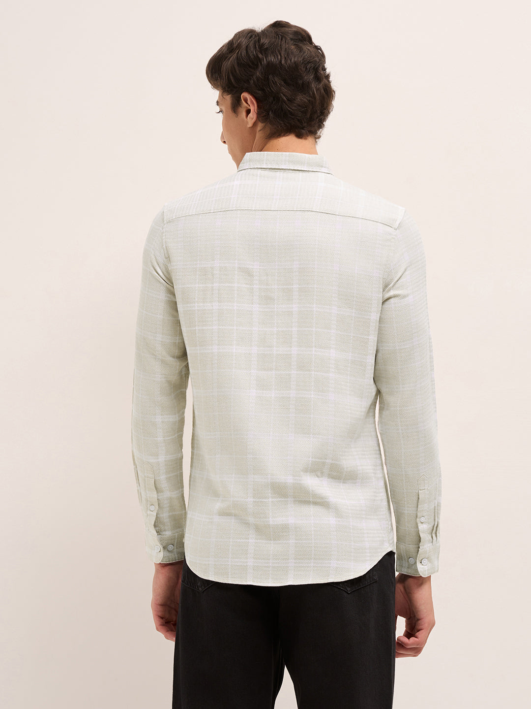Men Checked Casual Shirt