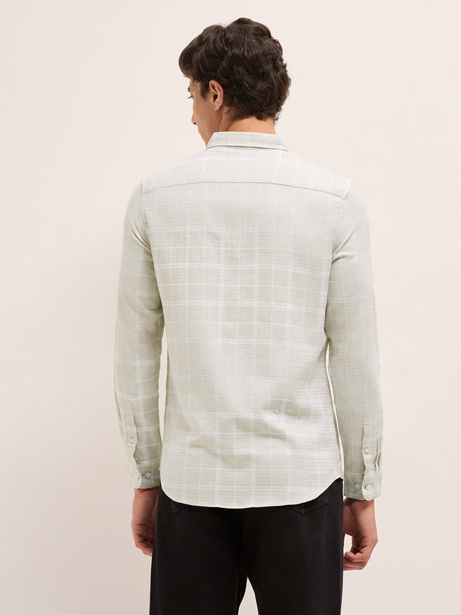 Men Checked Casual Shirt