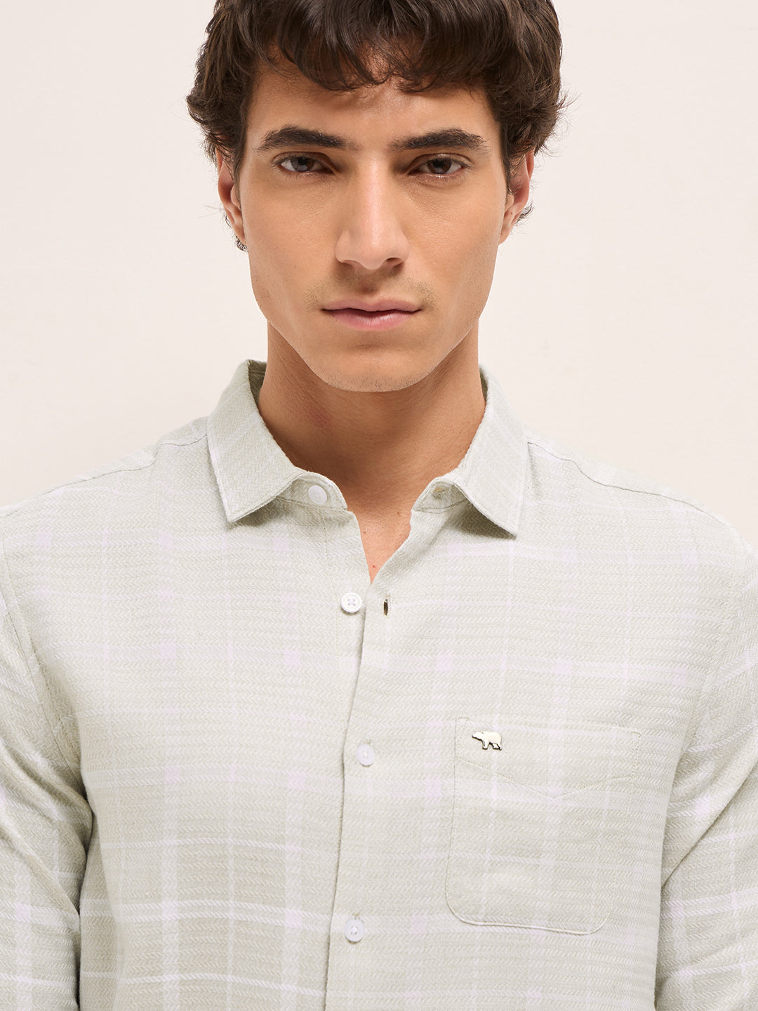 Men Checked Casual Shirt
