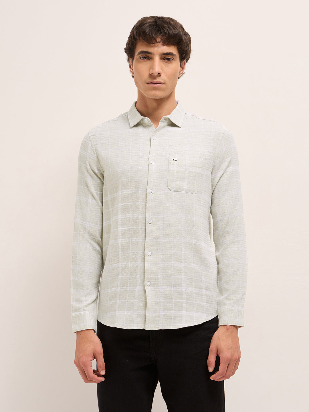 Men Checked Casual Shirt