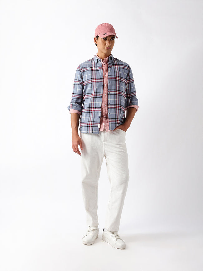 Men Multi Checked Shirt