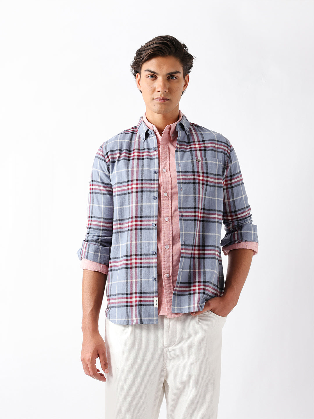 Men Multi Checked Shirt