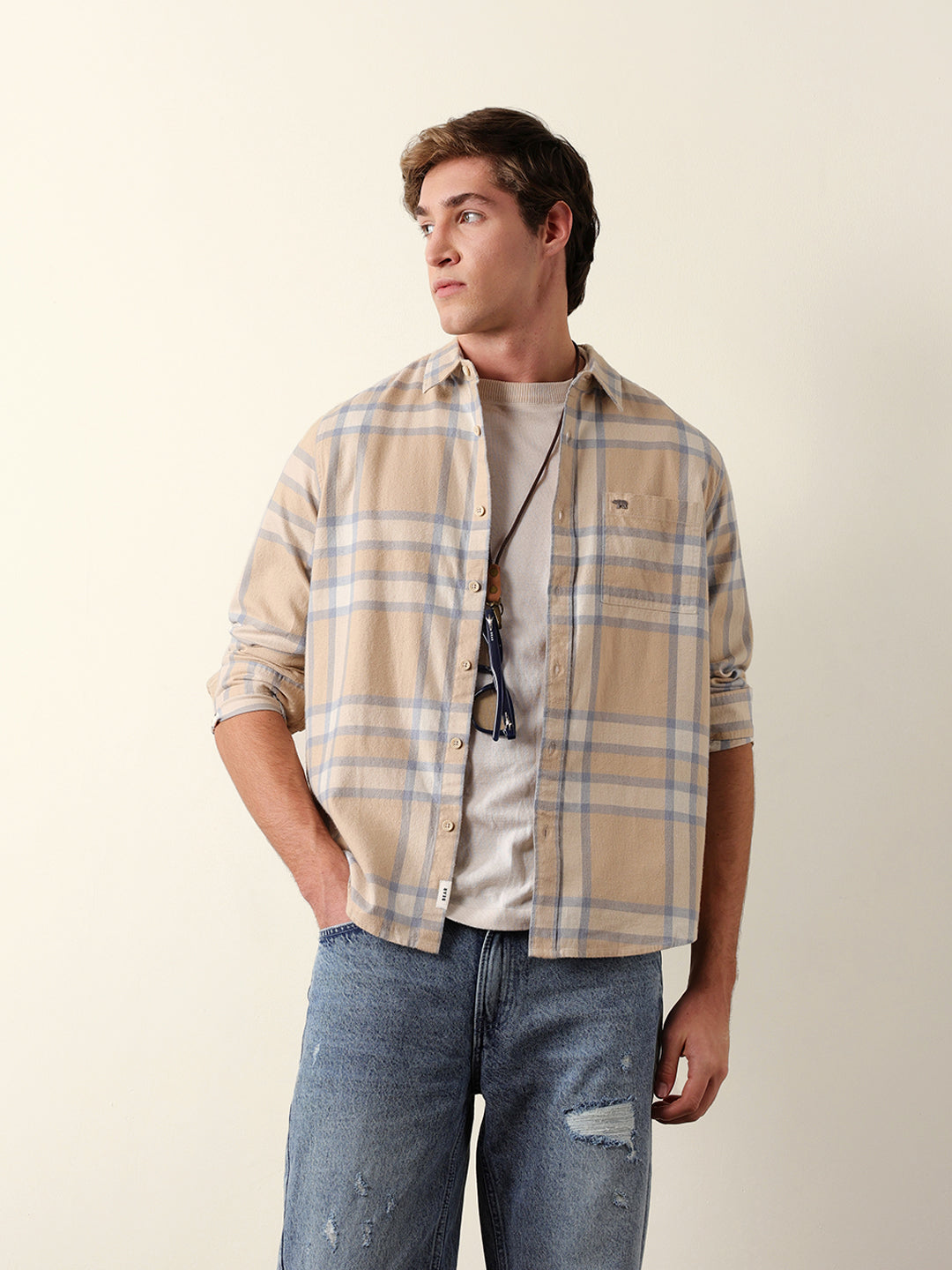 Men Long Sleeves Shirt