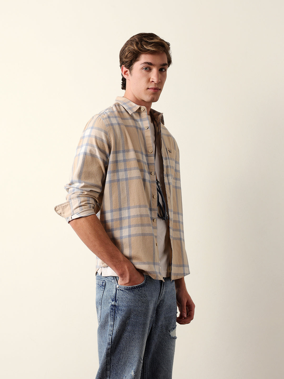 Men Long Sleeves Shirt