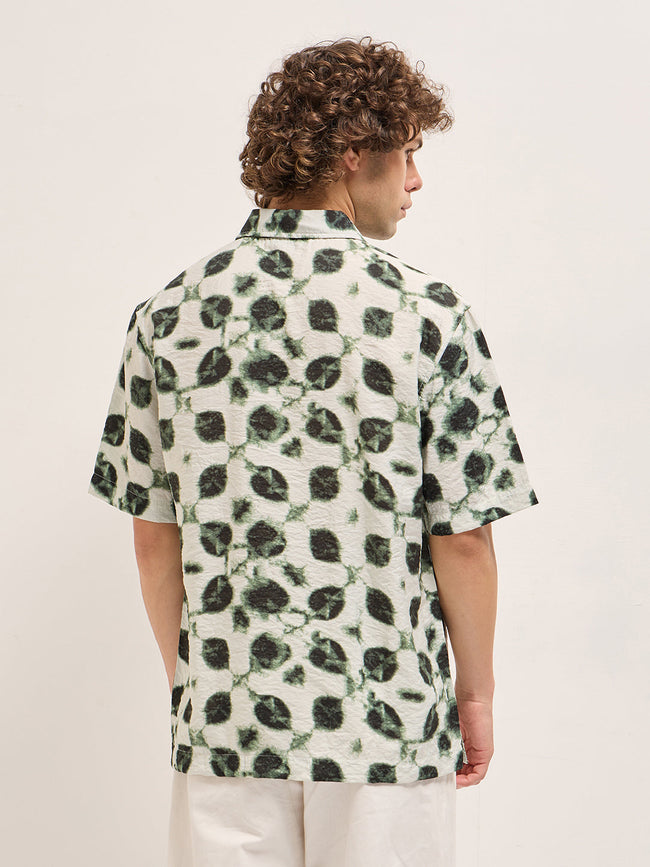 Men Cream Casual Shirt