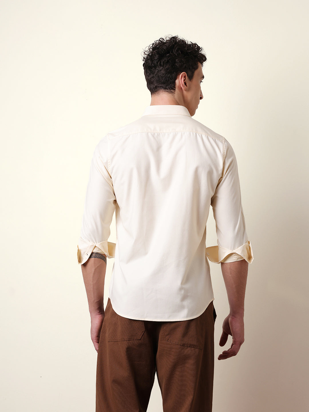 Men Modern Fit Casual Shirt