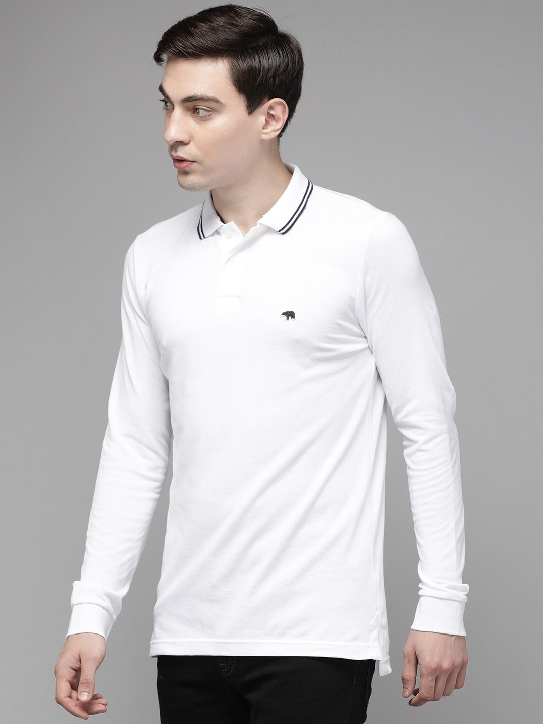 Men  White Overdyed Polo