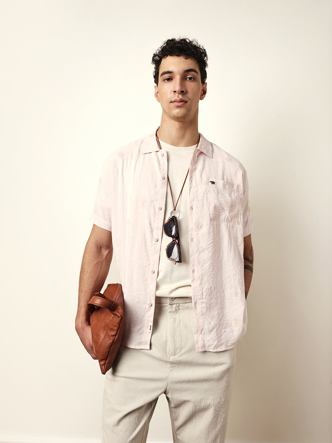 Men Modern Fit Casual Shirt