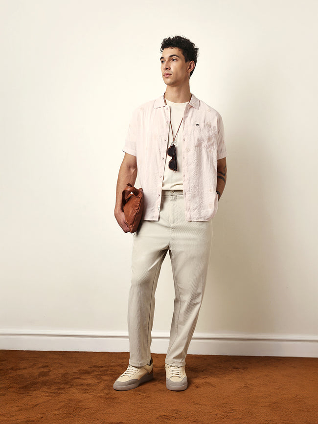 Men Modern Fit Casual Shirt